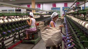 Chaîne usine de coton